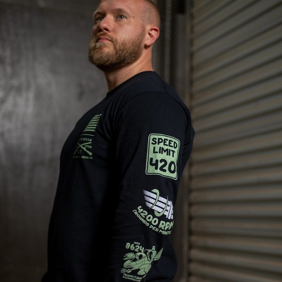 Murder Hog Long Sleeve - Black - Image 5