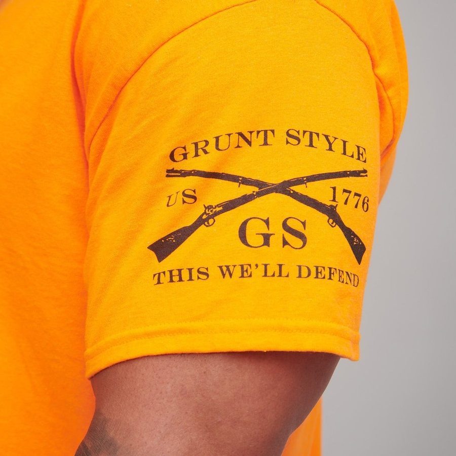 Safety Orange Basic T-Shirt - Image 5