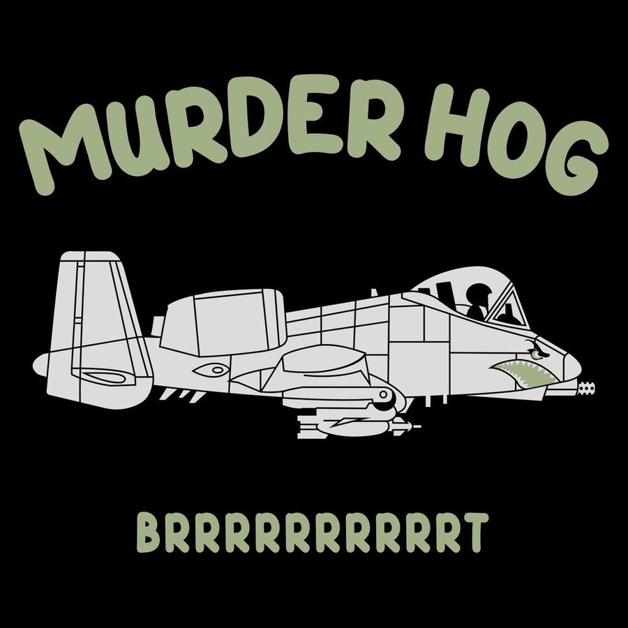 Murder Hog Long Sleeve - Black - Image 2