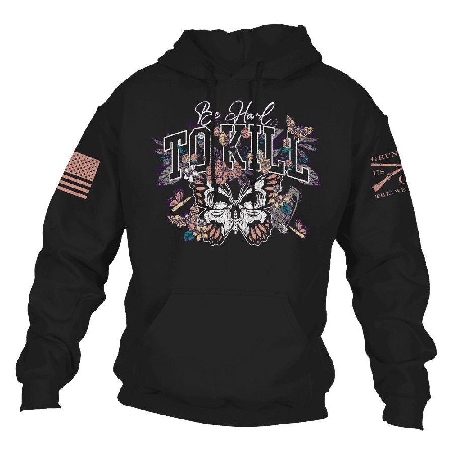 Women's Hard To Kill Hoodie - Black - Image 2