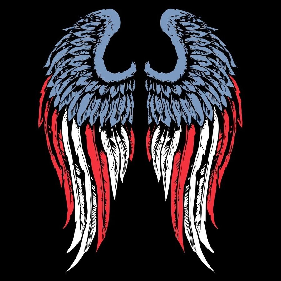 Women's Freedom Angel Boyfriend Fit T-Shirt - Black - Image 2